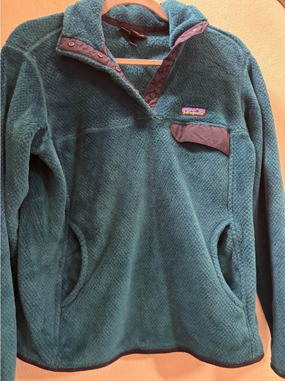 Patagonia Deep Teal Women's Re-Tool Half-Snap Pullover